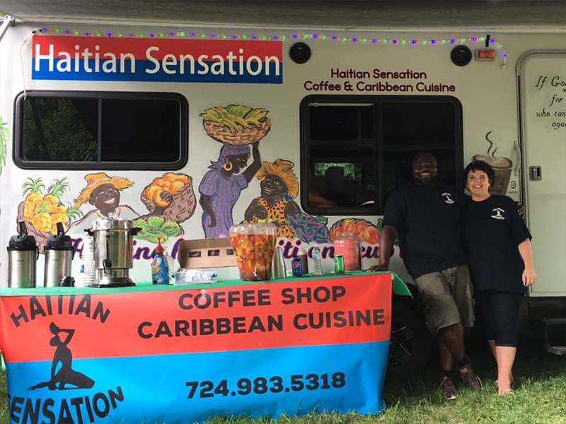 Haitian Sensation - Off site food truck event.