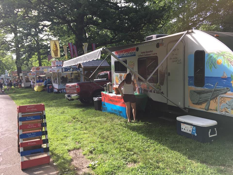 Haitian Sensation - Off site food truck event.