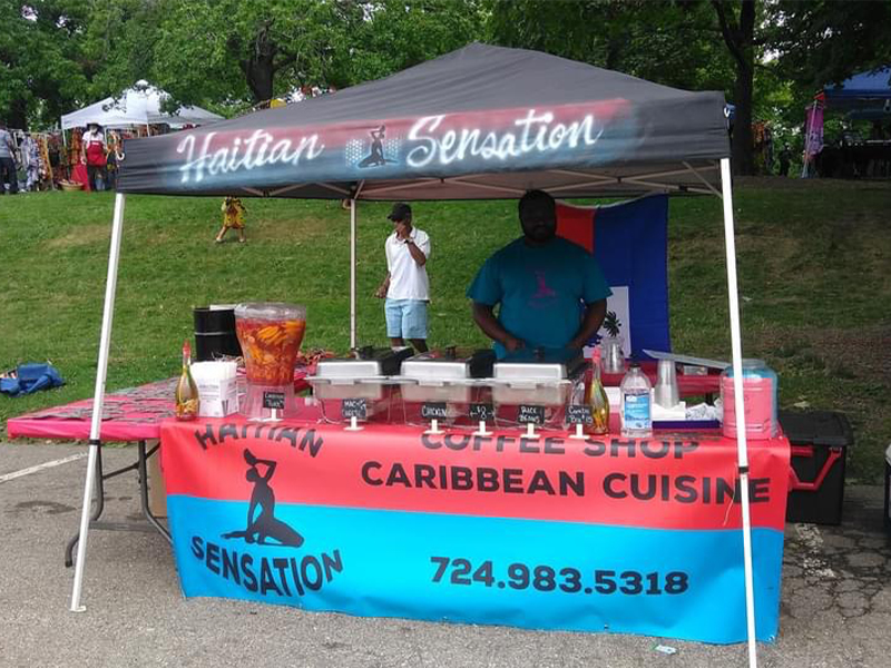 Haitian Sensation - Off site food truck event.