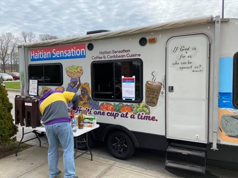 Haitian Sensation - Off site food truck event.