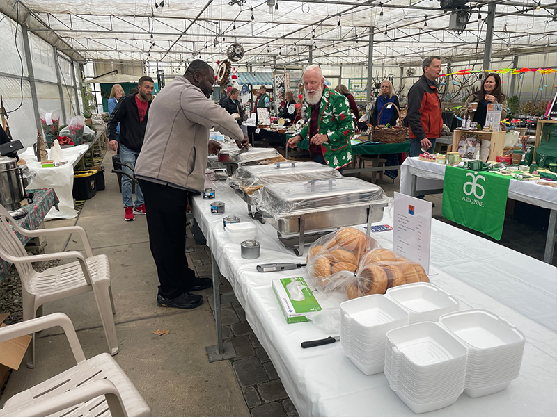 Haitian Sensation - Out of store fundraising event for Greenhouse.