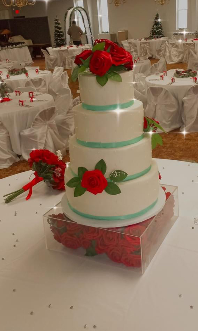 Haitian Sensation - Wedding cake.