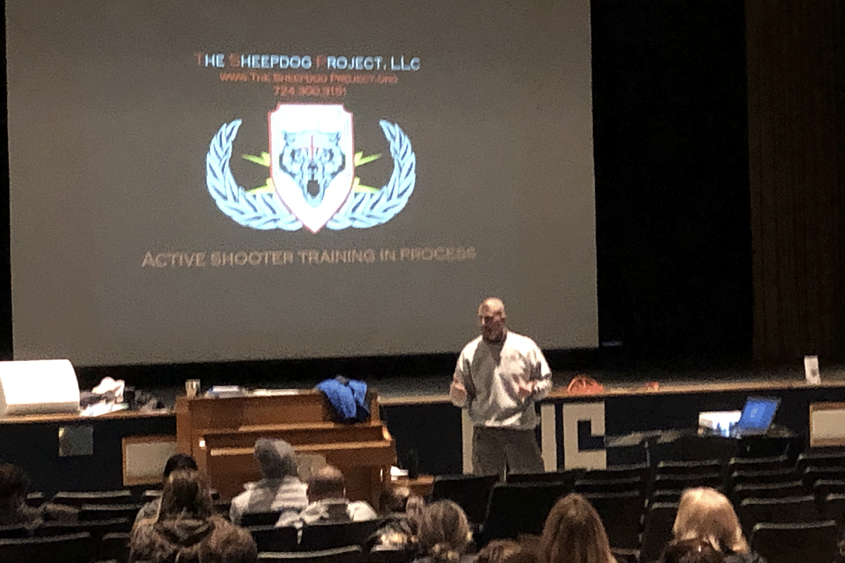 The Sheepdog Project Active Shooter awareness training.